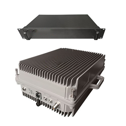  岢岚350M PDT消防集群警用数字光纤直放站近远端机