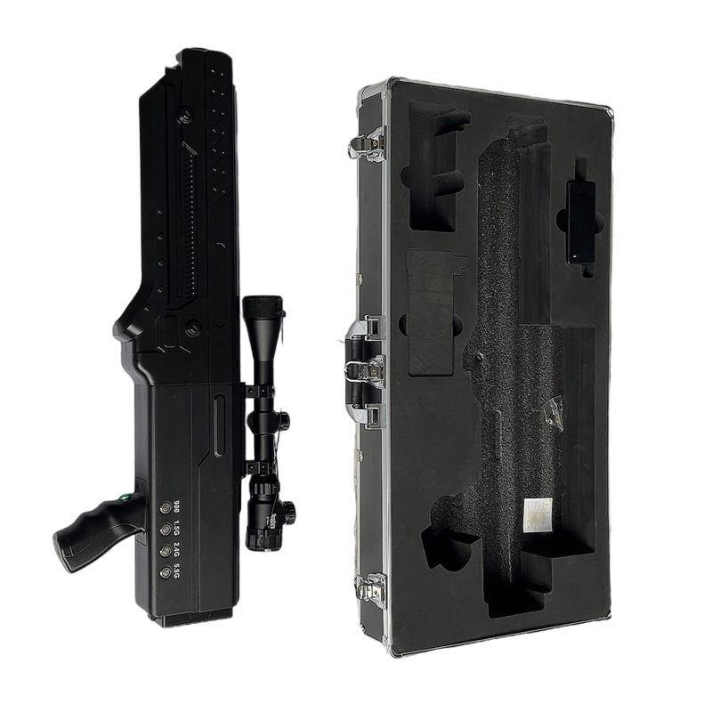  岢岚手持便携式枪型低空防御反制四通道A型